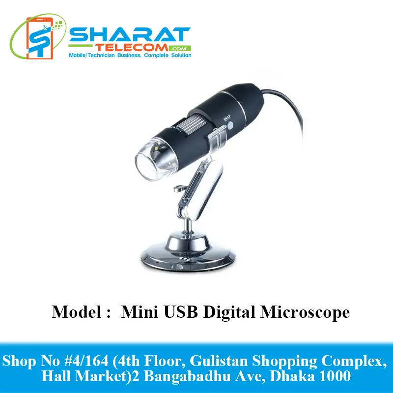 Mini USB Digital Microscope Handheld 40X-1000X Magnification Endoscope Mini Video Camera with 8 Adjustable LED Lights