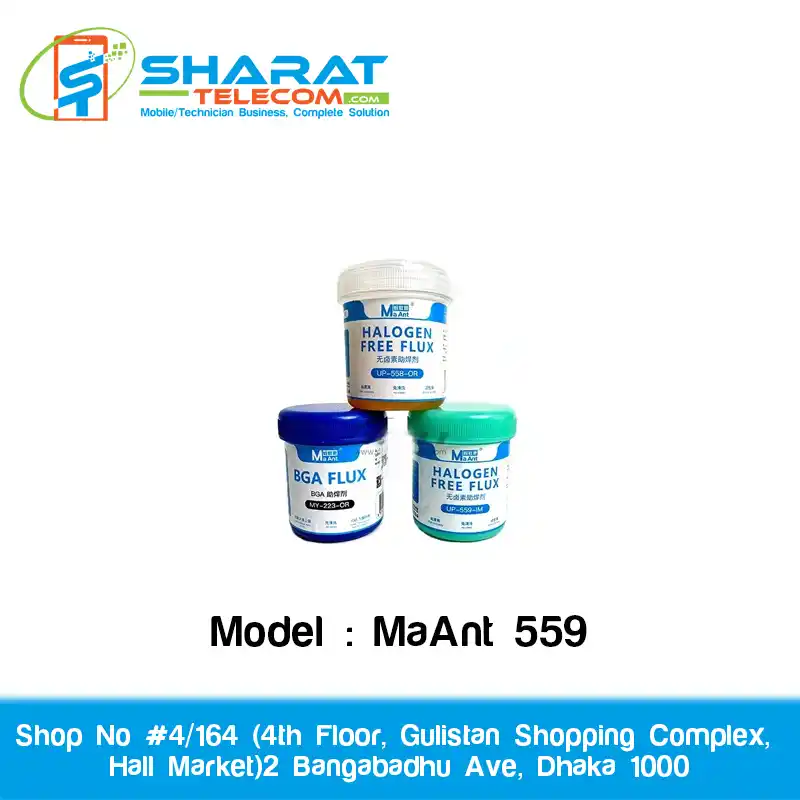 MaAnt 559 Halogen Syringe BGA PCB Solder Flux Paste