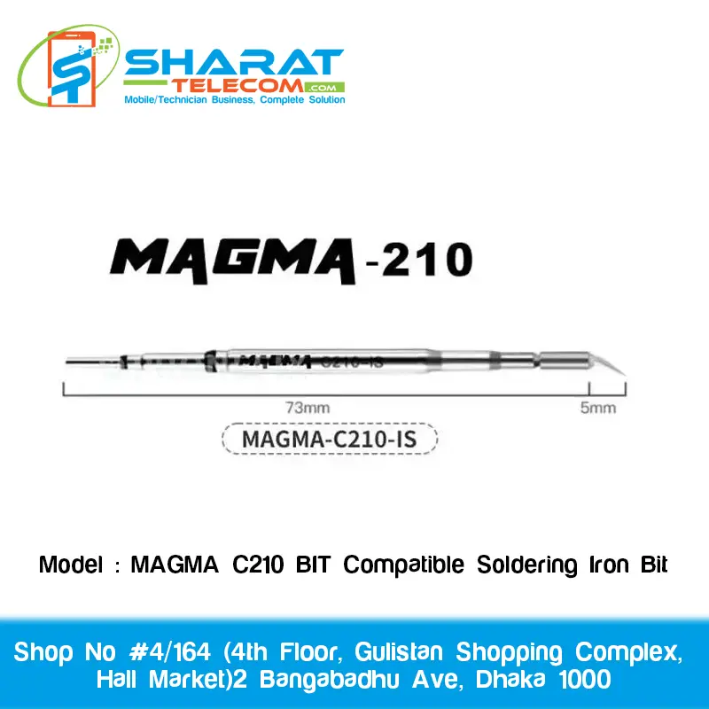 MAGMA C210 BIT Compatible JBC Sugon Soldering Iron Bit Station
