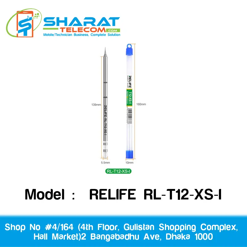 RELIFE RL-T12-XS-I Long-Lasting Soldering Iron Tips – J, SK, K Variants