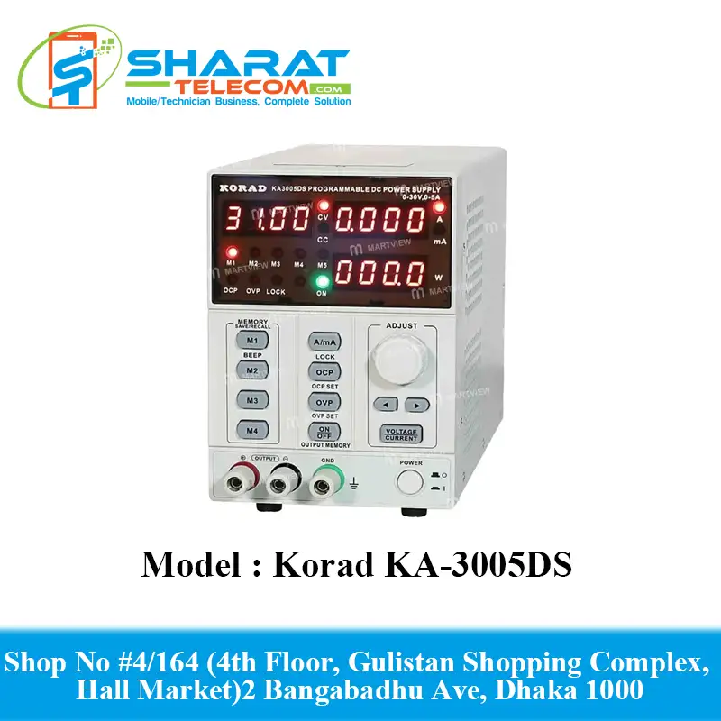 Korad KA-3005DS Digital Display Precision Digital Control DC Power Supply