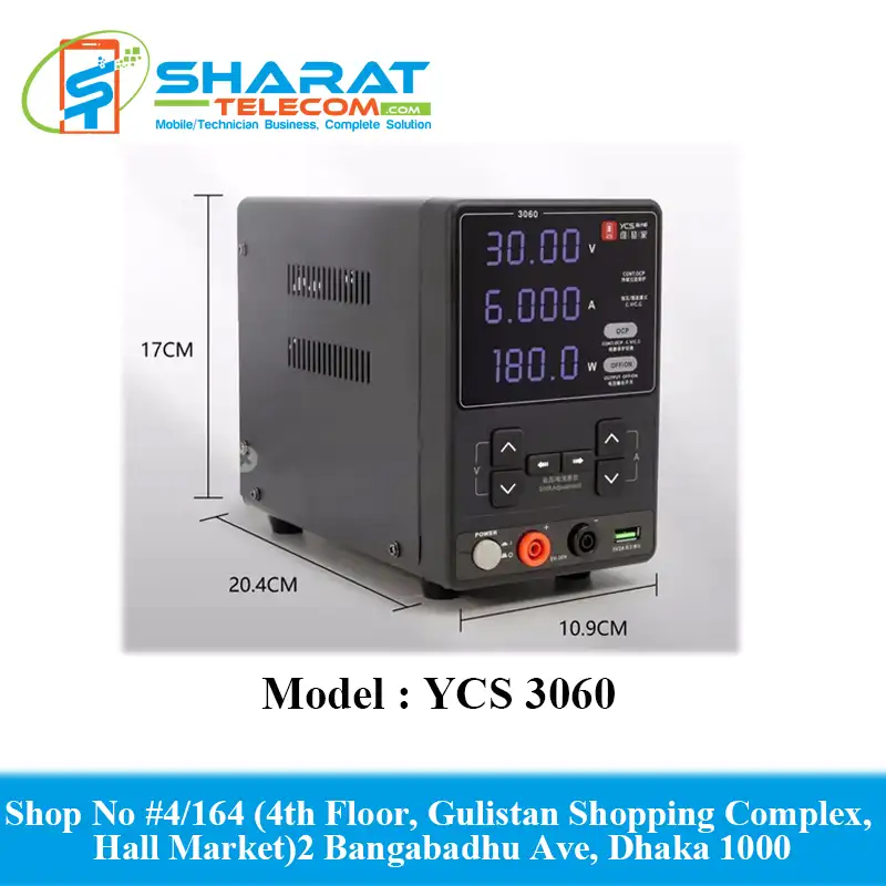 YCS 3060 DC Professional High-Power Supply 30V 6A Maintenance PCB Repair