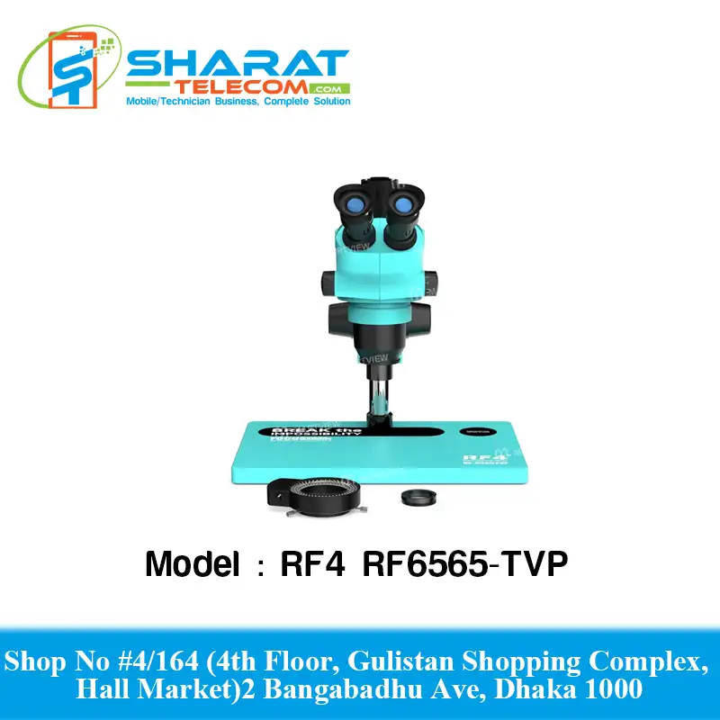 RF4 RF6565-TVP Full HD Stereo Microscope 6.5-65X Continuous Zoom High Quality Research