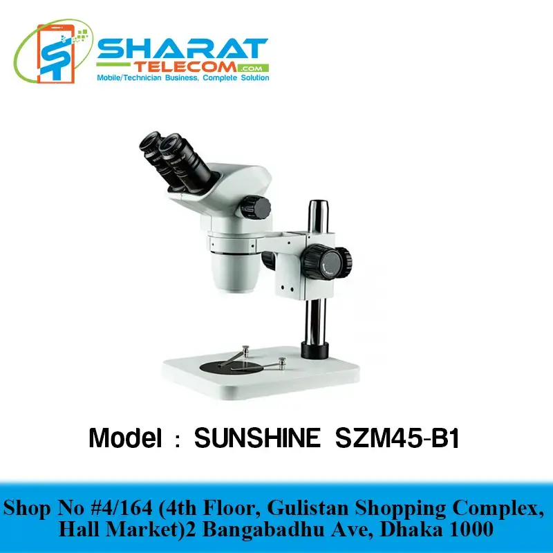 SUNSHINE SZ6745-B1 Binocular 7X-45X Continuous Zoom Microscope HD Quality