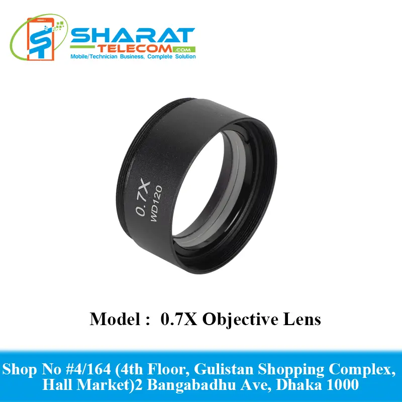 0.7X Objective Lens for Stereo Microscope Trinocular Stereo Zoom
