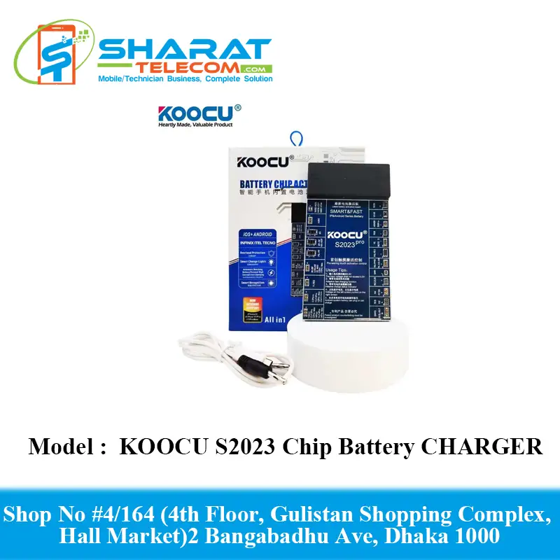 KOOCU S2023 Chip Active Battery CHARGER For latest Battery Activation Board