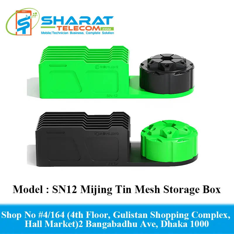 SN12 Mijing Tin Mesh Screwdrivers Tweezers Reballing Templates Portable Storage Box