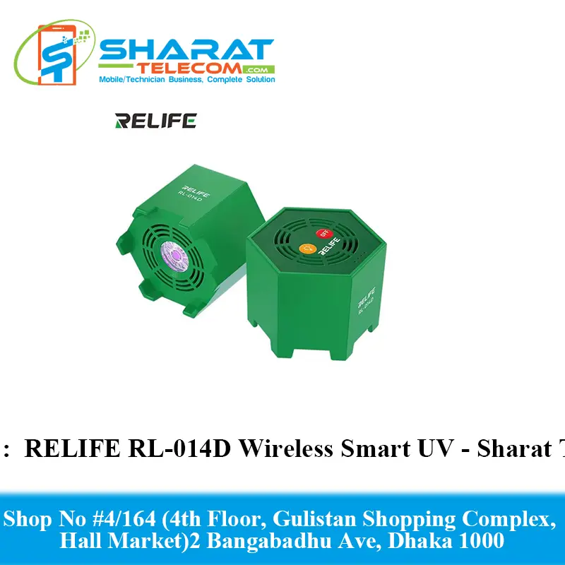 RELIFE RL-014D hree Speed Adjustable Charging Wireless Smart UV Curing Lamp with Battery