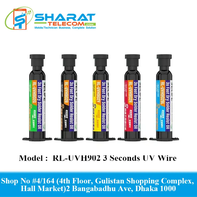 RELIFE RL-UVH902 Flying Line 3 Seconds UV Solder Oil for Mobile Phone Jumping Wire UV Quick