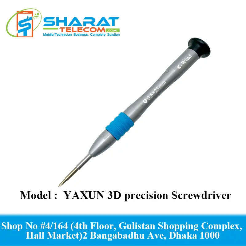 YAXUN 3D precision Screwdriver 7g 8g x IP11 Tri-wing Y0.6 for Mobile Phone Repair