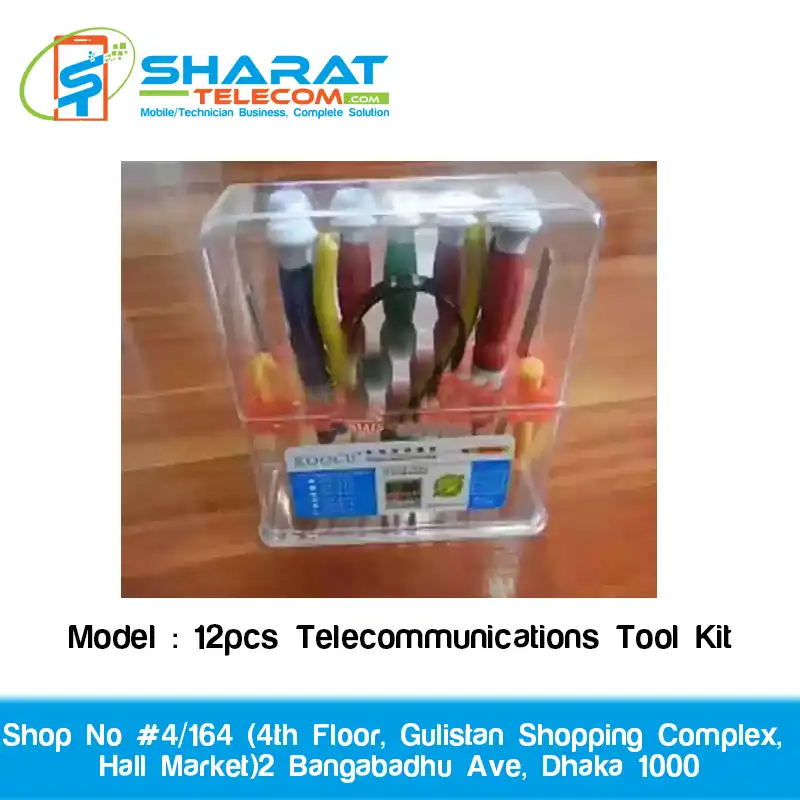 12pcs Telecommunications Tool Kit – Precision & Durable Tools