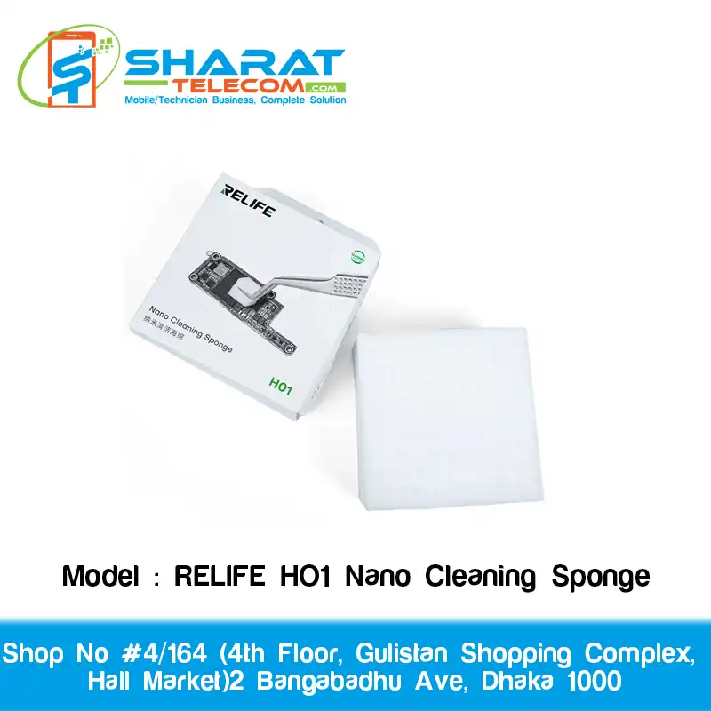 RELIFE HO1 Nano Cleaning Sponge – Precision & Durable