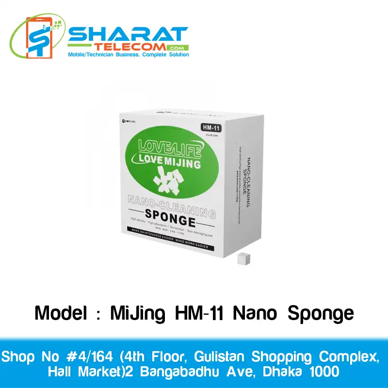 MiJing HM-11 Nano Sponge – Screen, Camera & PCB Cleaning Tool