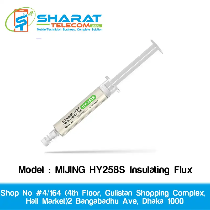 Original MIJING HY258S Insulating Flux | Professional No-Clean Solder Paste for SMD Rework