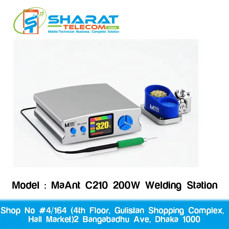 MaAnt C210 200W Precision Digital Welding Station – Compatible with C210, C245 & C115 Handles