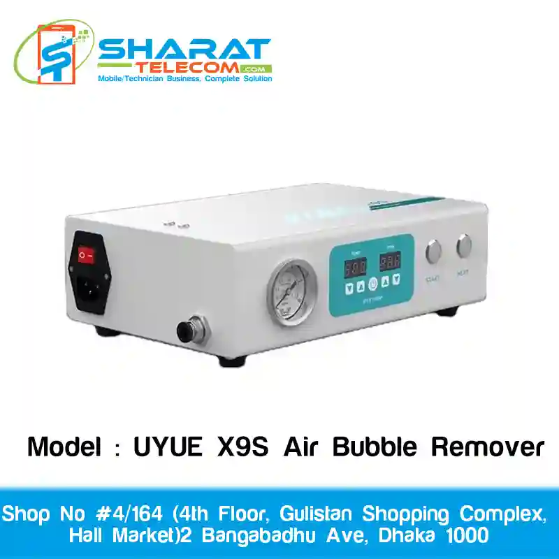 UYUE X9S Air Bubble Remover – 7" Curved Screen Mini Defoaming Repair Tool for Mobile Phones