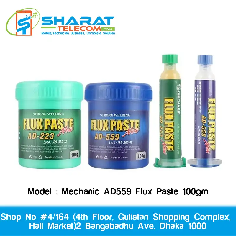 Mechanic AD559 Flux Paste 100gm – Soldering Paste for Mobile & Electronics Repair