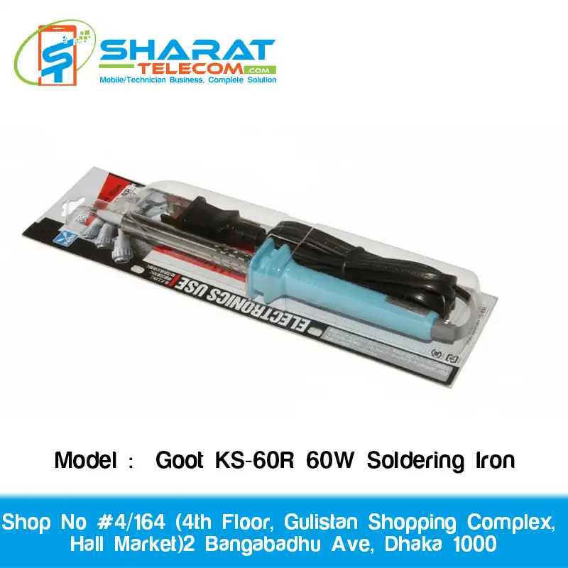 Goot KS-60R Soldering Iron 60W – High-Performance Soldering Tool for Electronics & Mobile Repair
