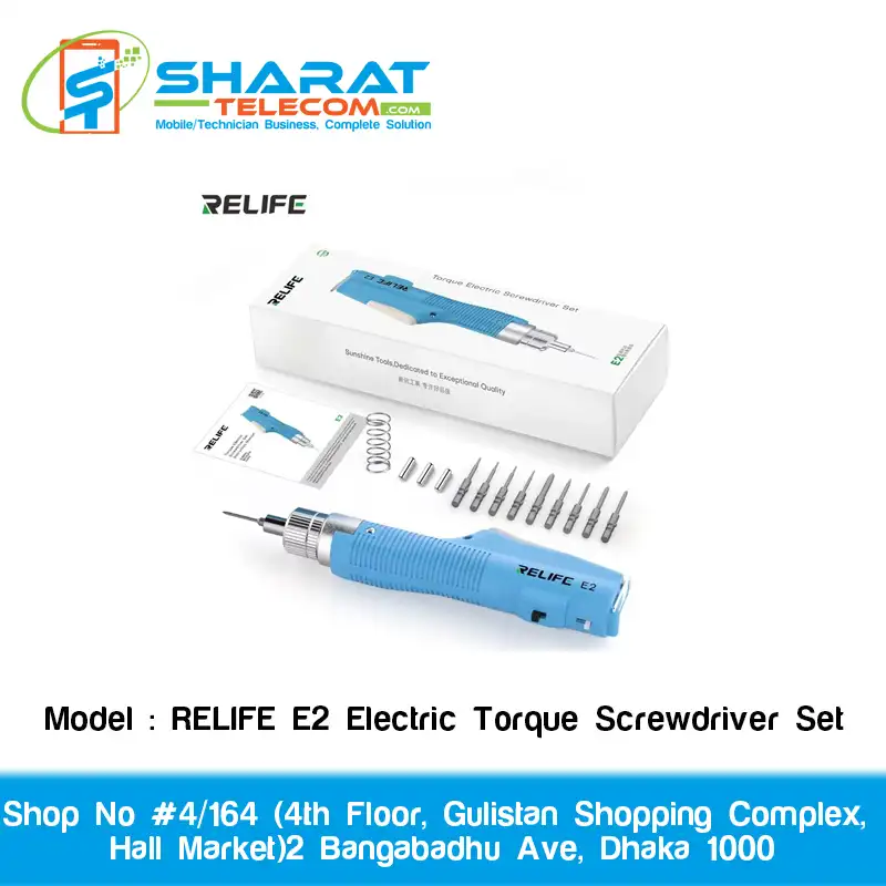 RELIFE E2 Multi-Speed Electric Screwdriver for Electronics