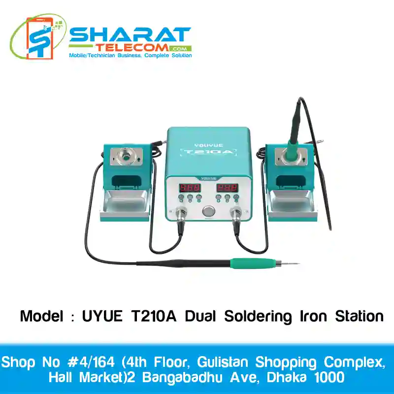 UYUE T210A Dual Soldering Iron Station – 2S Rapid Heating