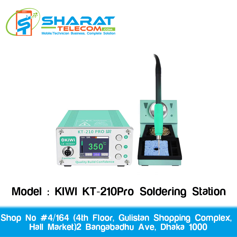 KIWI KT-210Pro 100W Digital Thermostat Soldering Station | Professional Mobile Phone Repair Tool