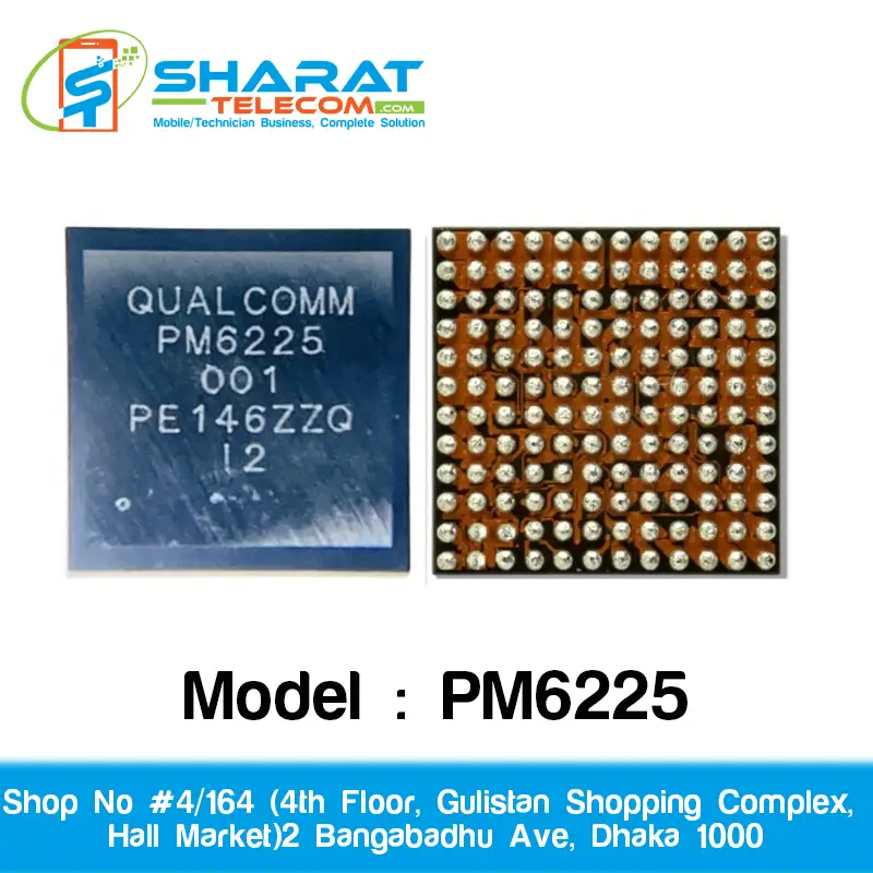 PM6225 001 Power IC for Huawei Nova 9SE, OPPO A36, VIVO Y32, Redmi Note 11 – Original Mobile Power Management IC