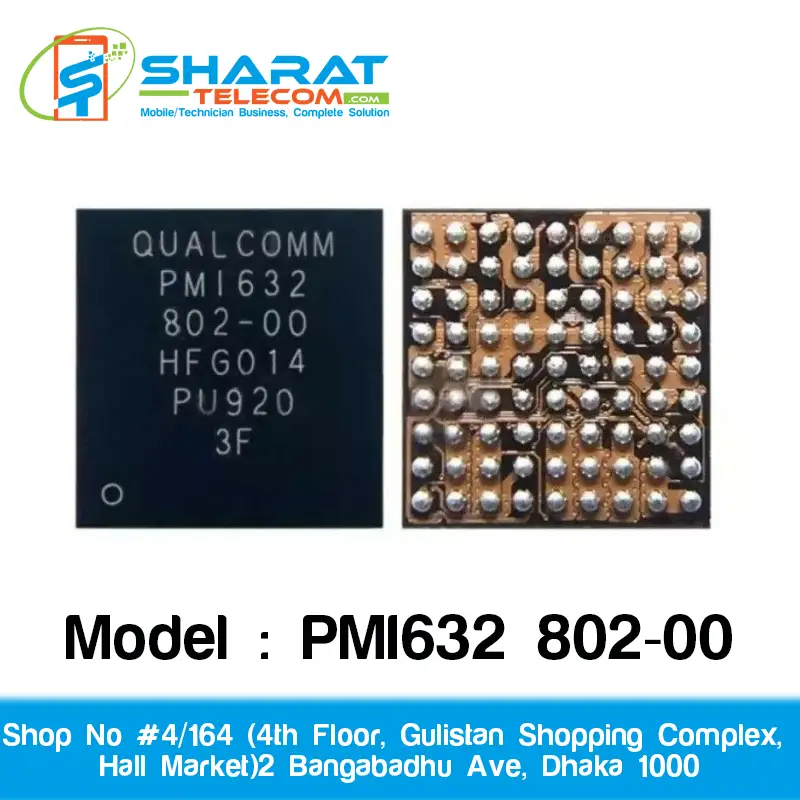 PMI632 802-00 Charging IC for Samsung, OPPO, VIVO, Xiaomi – Original Mobile Power Management Chip