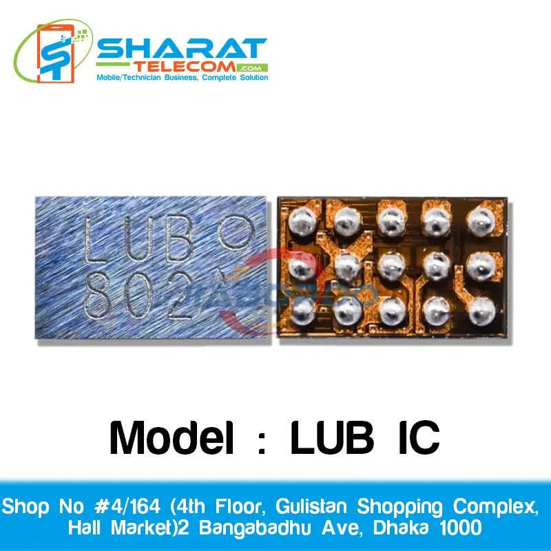 Lub Lubo 15-Pin LCD Display IC Chipset for Redmi 9A, Note 5, 5A, A8, A9 & More – Original Mobile LCD Driver IC for Smartphone Screen Repair