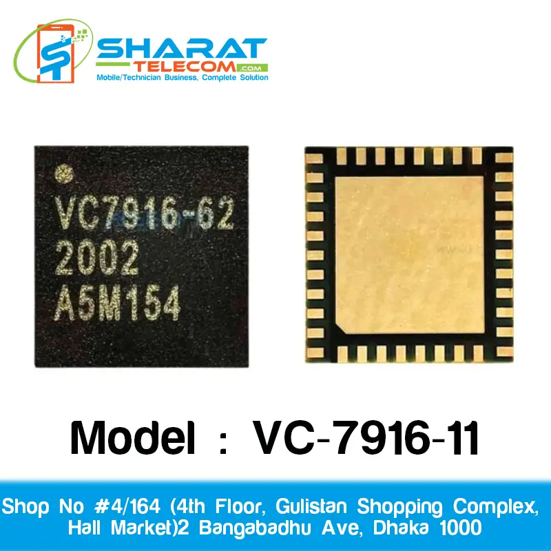 VC 7916-62 Original Power Amplifier IC for Mobile Phones – High-Performance Audio & Signal Amplification Chip for Xiaomi, OPPO, VIVO, Realme & Redmi