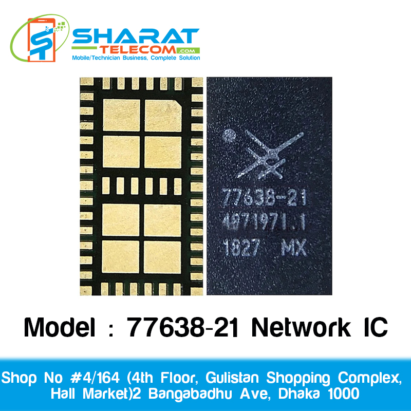 77638-21 Network IC for Mobile Signal & Communication Repair – Original Chipset