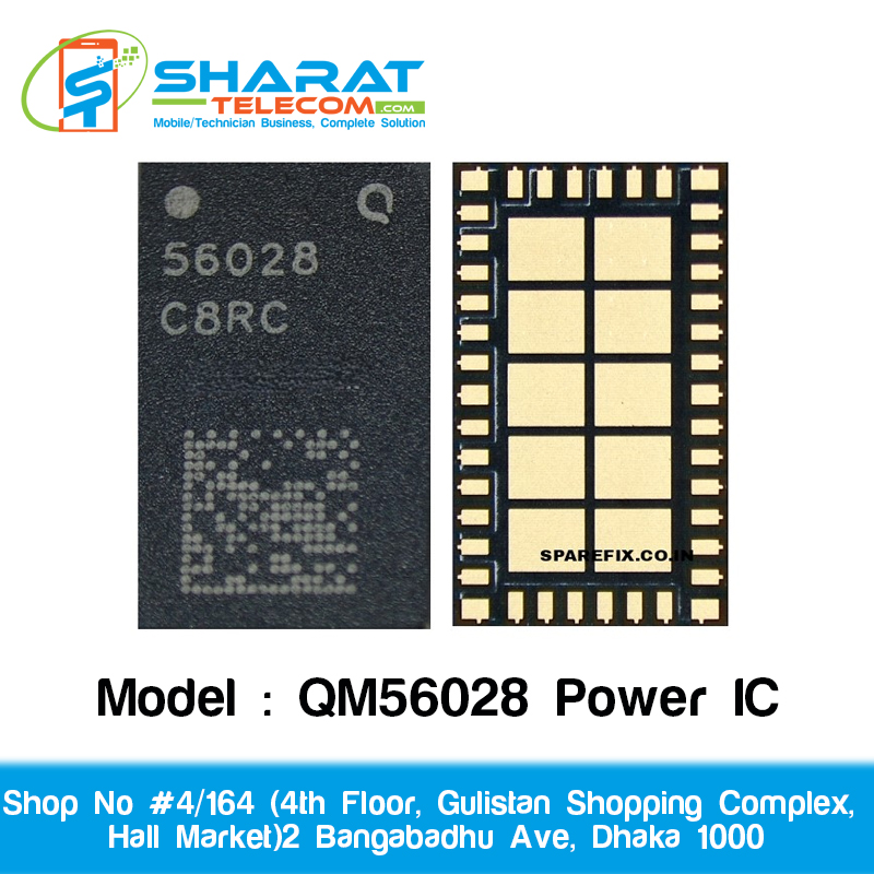 QM56028 Power IC for Mobile Phone Motherboard Repair – 100% Original IC Chip