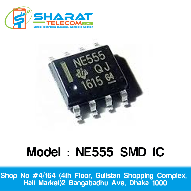 NE555 SMD Timer IC – Original Chip for Oscillator, PWM, and Timing Circuits | For Mobile & Electronics Repair